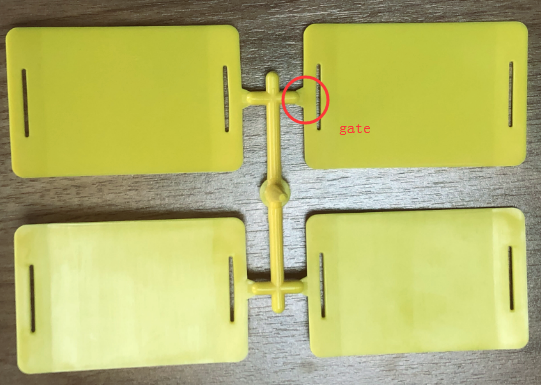 Plastic injection molding gate types